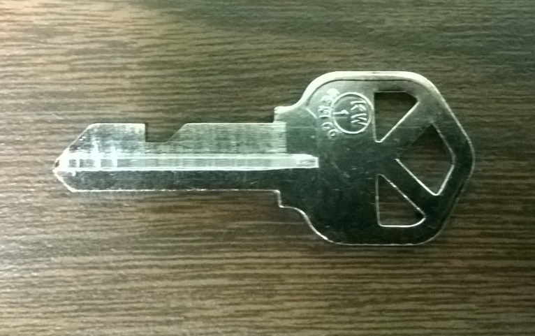 Kwikset KW1 Lockout Key